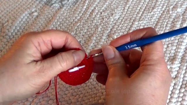 КОШКА СЕРДЦЕ ВАЛЕНТИНКА АМИГУРУМИ Часть II | Объёмное сердечко крючком смотреть онлайн
