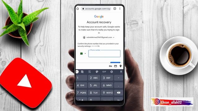 google send a notification to your phone. tap yes on the notification to continue || Email Recovery смотреть онлайн