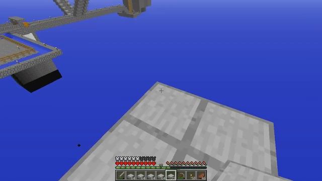 SkyBlock - №15. Начинаю строить платформу.