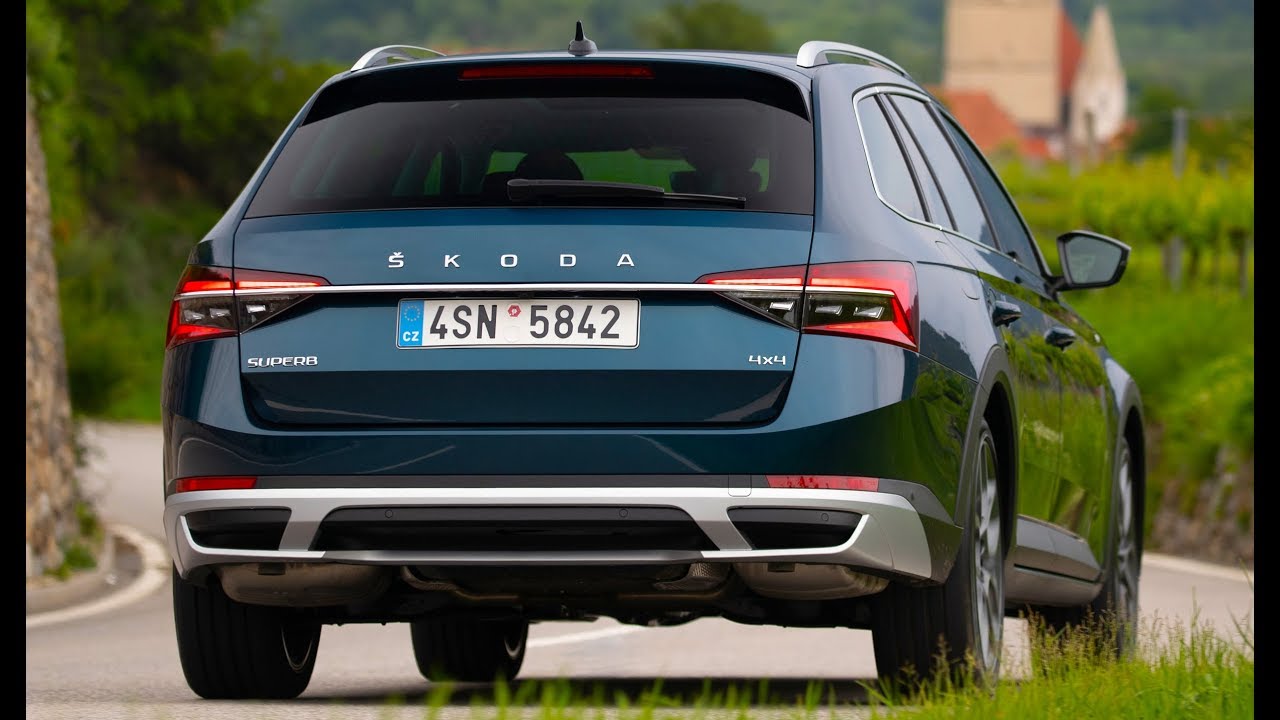 2020 Skoda SUPERB SCOUT Дизайн, интерьер и вождение.
