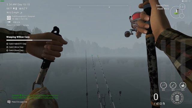 Fishing Planet WEEPING WILLOW CARP MISSION смотреть онлайн