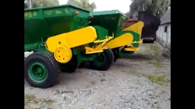 Машина для внесення твердих мінеральних добрив МРД-5 М смотреть онлайн