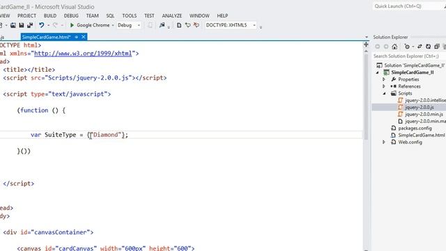 Simple Html 5 Card Game with Canvas and Javascript Part I смотреть онлайн