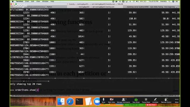 Apache Spark 2 - Data Frame Operations - Analytics Functions or Windowing Functions смотреть онлайн