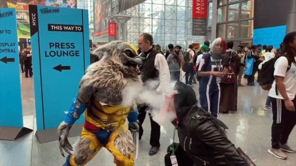 Marvel Ghost Rider Costume with Smoke! PART 1 of 2 - New York Comic Con / Halloween 2018