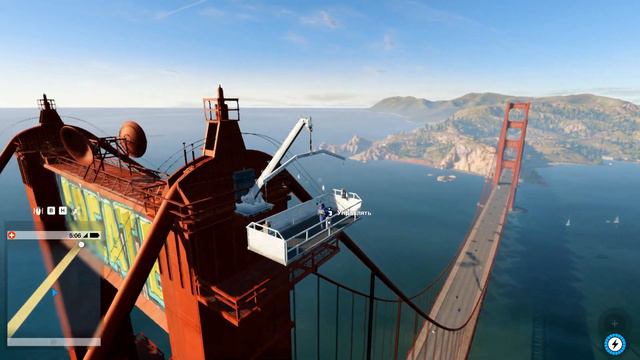 прыжок в воду с золотого моста в Watch Dogs 2 смотреть онлайн