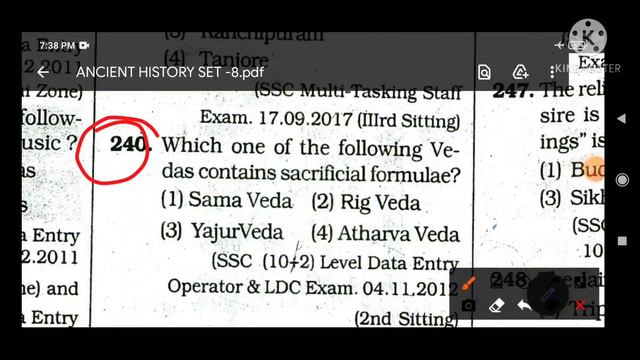 SET-8 | ANCIENT HISTORY | PREVIOUS YEARS PAPERS | KIRAN MCQ'S | смотреть онлайн