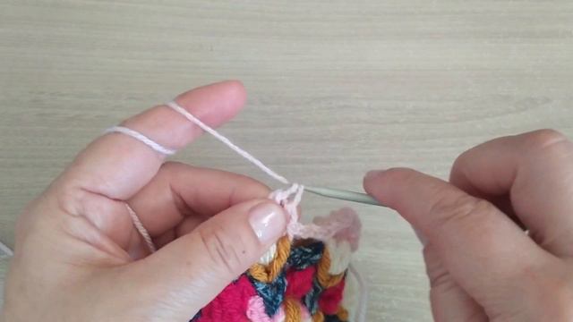 3_Crochet_Square_3D_Cushion_Cherry_Blossom_Part_3