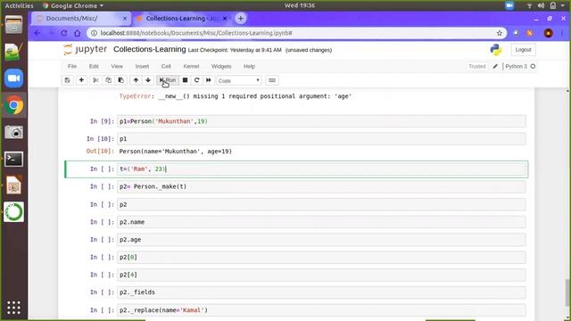 Python Collections - Named Tuple смотреть онлайн