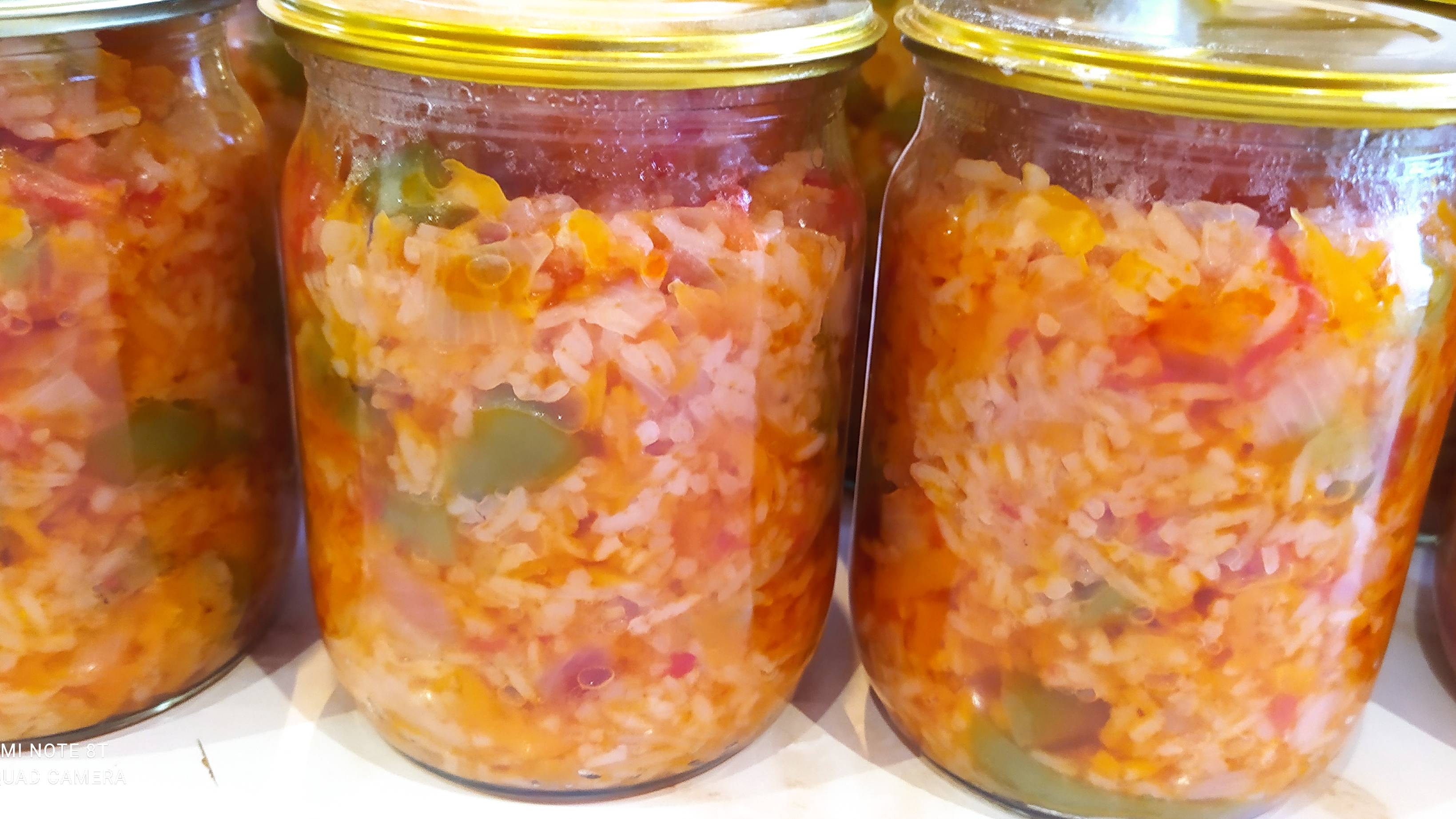 САЛАТ с рисом на зиму! Вкусно ,полезно, сытно! смотреть онлайн