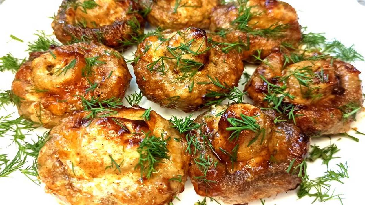Просто Обожаю эти самые Вкусные Грибочки! Запеченные ШАМПИНЬОНЫ в Духовке смотреть онлайн