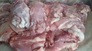 Выход мяса и сала вьетнамских поросят.Забой вьетнамского поросенка