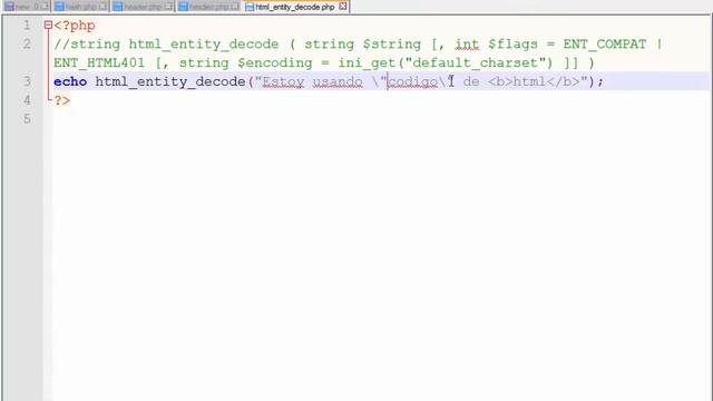 Nociones de HTML_ENTITY_DECODE смотреть онлайн