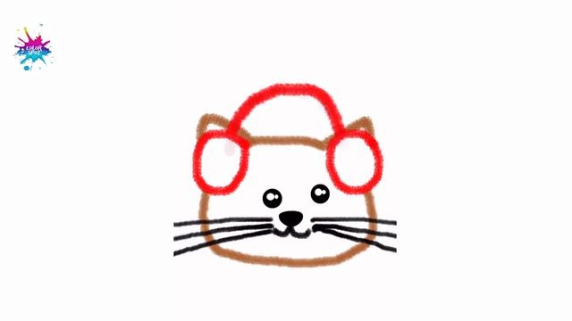 Learning to draw a cat | Bini Bambini | Сoloring смотреть онлайн