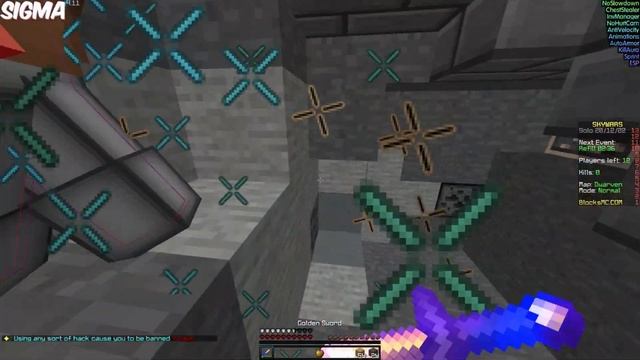 Hacking on BlocksMC with Sigma | New Config смотреть онлайн