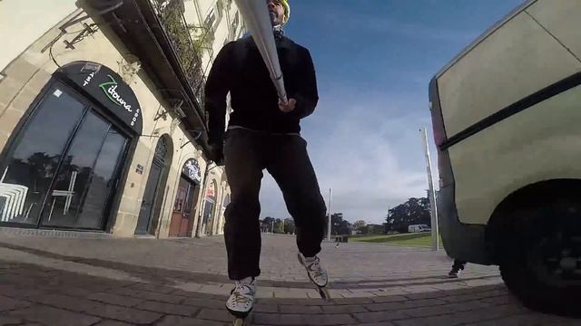 Freeskate city skating in Nantes (pascal briand vlog 97 bis ^^) смотреть онлайн
