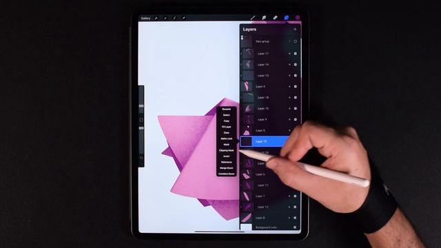 Paper Swan - Procreate Illustration on iPad Pro смотреть онлайн