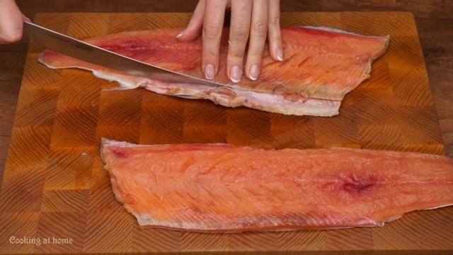 ??Stuffed Salmon in the oven for the festive table YUM YUM YUM смотреть онлайн