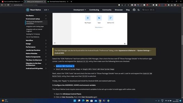How to Install React Native in Windows 11 - (2023) смотреть онлайн