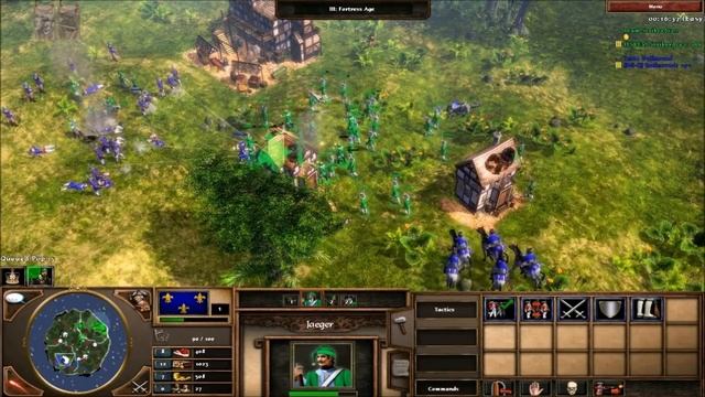 France Fast Fortress Strategy! AoE III смотреть онлайн