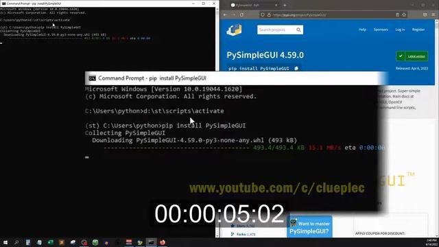 Pip Install PySimpleGUI #2022 смотреть онлайн