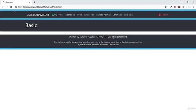 CMS Creating Header Using Bootstrap 4 | PHP | 2020 смотреть онлайн