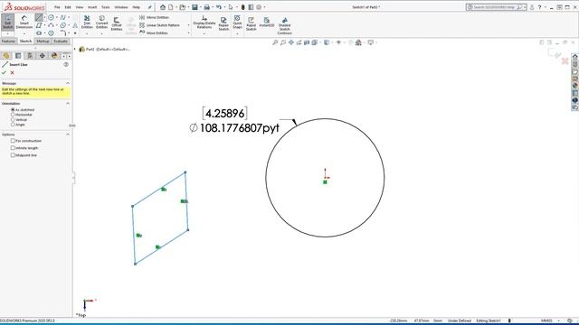 SolidWorks 2020 ( FOR ABSOLUTE BEGINNERS ) 05 Sketch | Dimensions смотреть онлайн