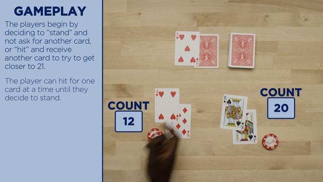 How to play Blackjack - Bicycle Playing Cards - Card Game Tutorial & Rules смотреть онлайн