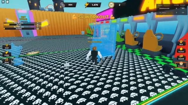 NOOB VS NOOB NO STRONGMAN SIMULATOR - ROBLOX смотреть онлайн