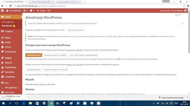 Jak zrobić kopię zapasową bazy danych Wordpress w phpMyAdmin | ForumWiedzy смотреть онлайн