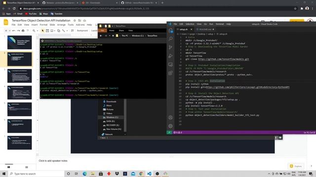 Tensorflow Object detection | Install Tensorflow object Detection API setup windows Part-4 смотреть онлайн