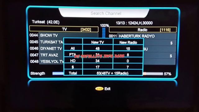 Turksat 42e Setting On 2 Feet New Channel List L Turksat 42e New Update 2023