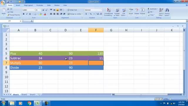 Microsoft Excel 2007 / 2010 in Urdu / Hindi : 7 of 16 ; Basic Formulas смотреть онлайн