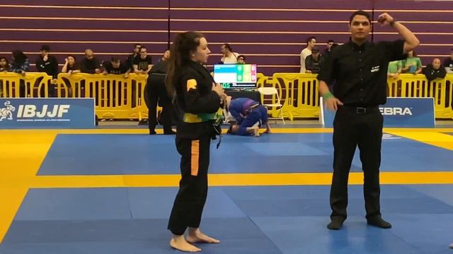 Danielle Kelly DQ in the IBJJF finals смотреть онлайн