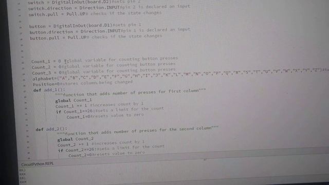 python buttons and serial monitor смотреть онлайн
