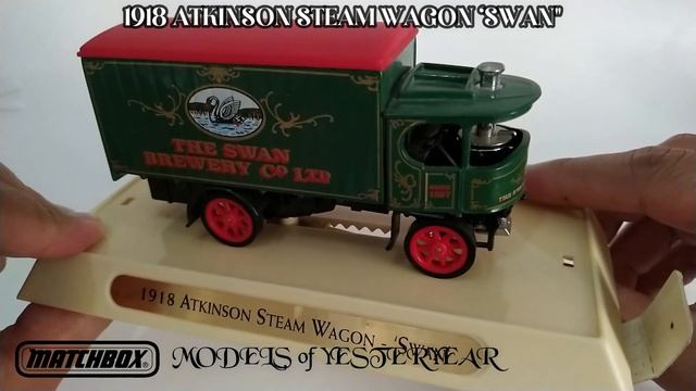 Matchbox Models Of Yesteryears 1918 Atkinson Steam Wagon Swan смотреть онлайн