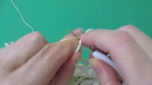 САЛФЕТКА «СЕРЕБРИСТЫЙ ИНЕЙ». ЧАСТЬ 5