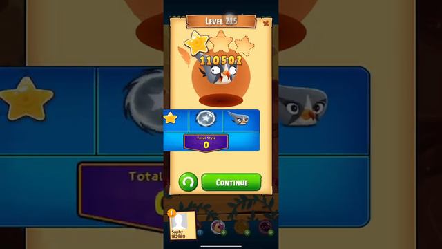 AB POP Angry Birds Level 214-216 game play hard level Win Win with high score! смотреть онлайн