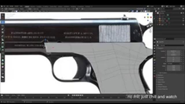 blender 3d modelling colt 1911 hopefully sucessful смотреть онлайн