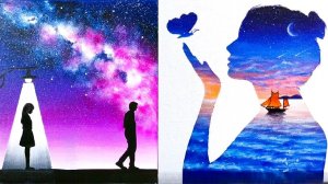 Потрясающие ИДЕИ ДЛЯ РИСОВАНИЯ, которые НА САМОМ ДЕЛЕ КЛАССНЫЕ. Урок рисования