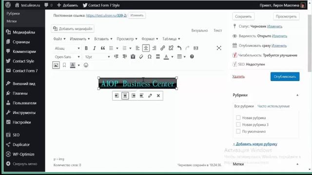 2 простых способа как добавить любой баннер с партнерской ссылкой на сайт WordPress смотреть онлайн