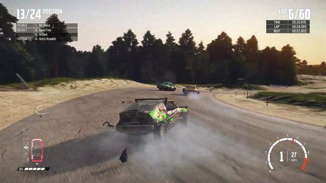 Wreckfest | Torsdalen Circuit | #60LapChallenge | Xbox Series X Gameplay смотреть онлайн