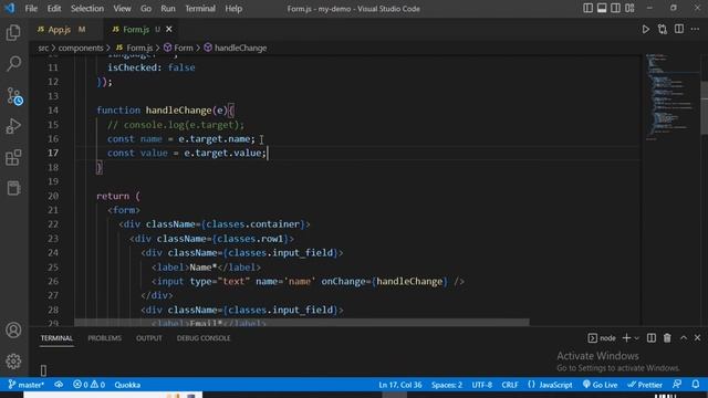 Handling multiple complex inputs | UseState hook as Object in React js | Forms in React Js | смотреть онлайн