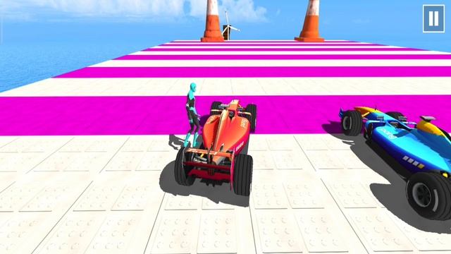 Formula Car Stunt Mega Ramp Impossible 3D#2 - Car Racing Simulator Android Gameplay смотреть онлайн
