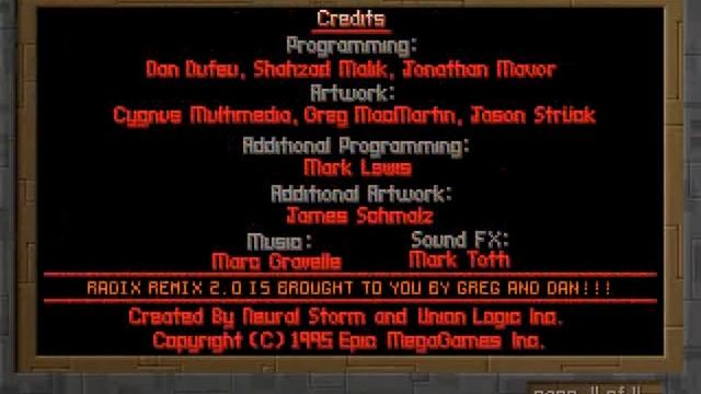 RADIX: BEYOND THE VOID, FRONT END смотреть онлайн