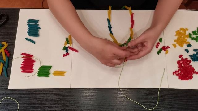 Мастер-класс бусы из макарон смотреть онлайн