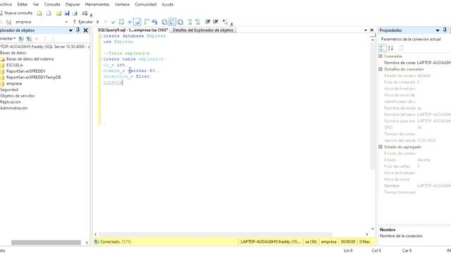 Crear base de datos en SQL server 2008 смотреть онлайн