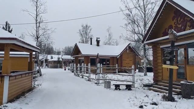Деревня Шуваловка в Петергофе, январь 2021 | пригороды Петербурга смотреть онлайн