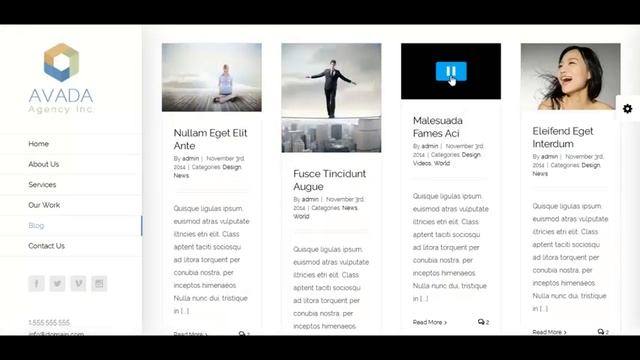 Avada Agency -Avada theme Video Preview- WordPress business blog, ecommerce and multipurpose theme смотреть онлайн