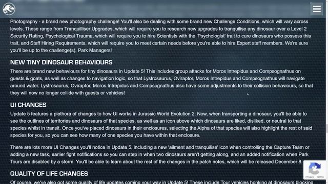 COMPYS CAN ATTACK HUMANS! Free Update Details | Update 5 Info - Jurassic World Evolution 2 смотреть онлайн